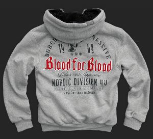 "Blood for Blood" szőrmés pulóver